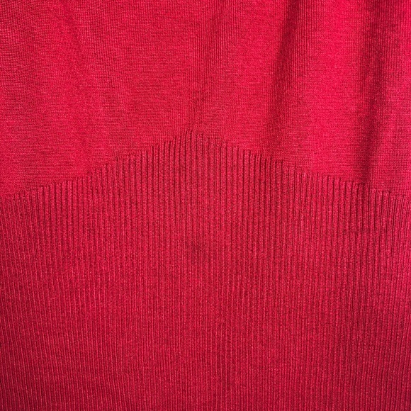 Hillard & Hanson stretch knit red top A0009 - Picture 4 of 4
